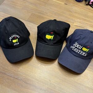 Masters Golf Caps - Black and Navy
